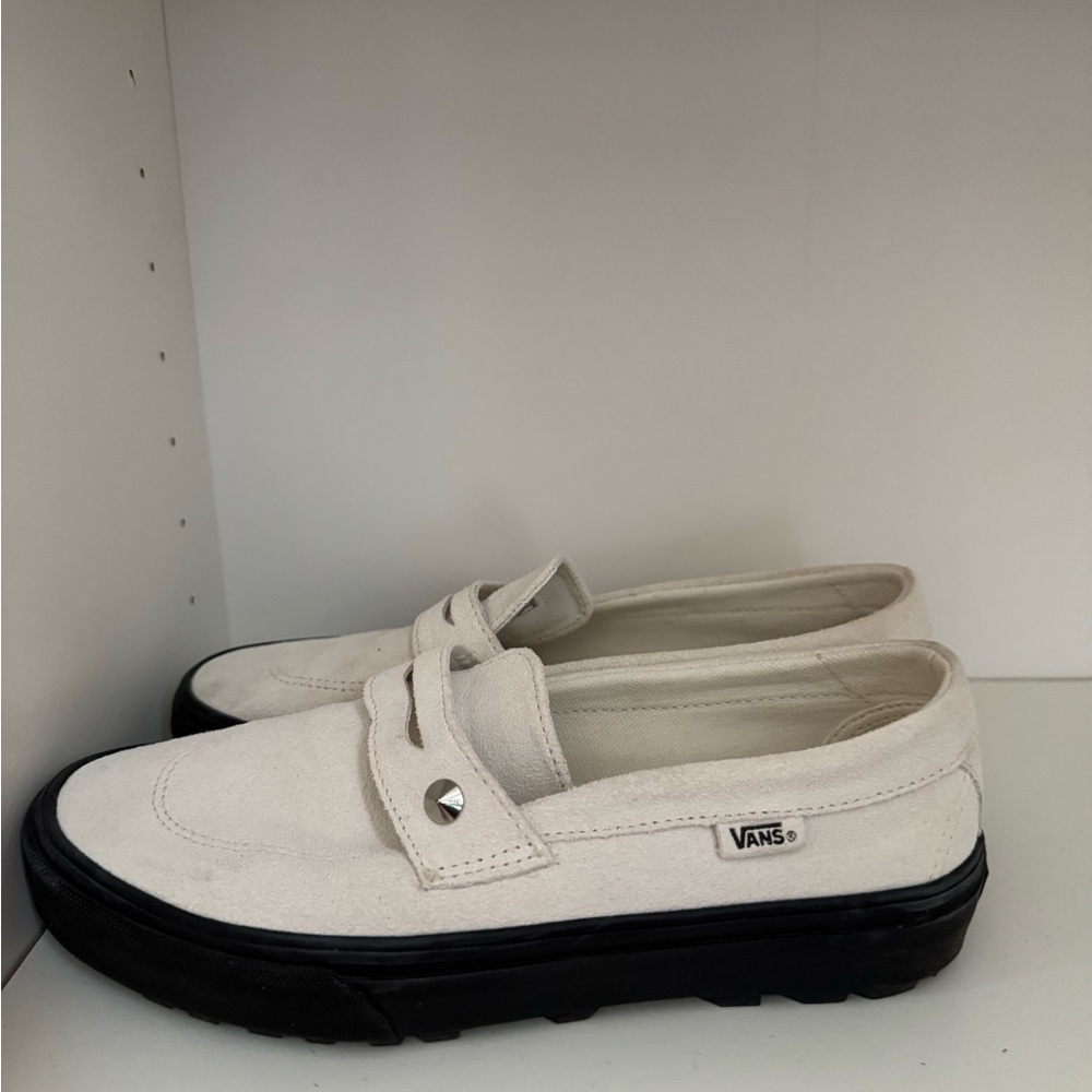 Vans White Slip-On loafers Style 53
